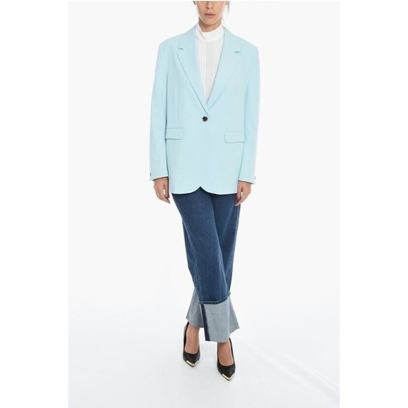 Samsoe Samsoe Haven Blazer Iced Blue NWT Women’s L - Picture 3 of 16